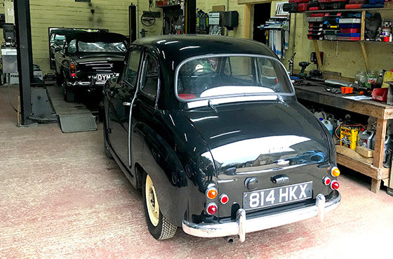 Austin and MGB at Wight Classics