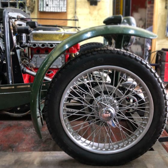 MG J2 Wight Classics pre war car garage