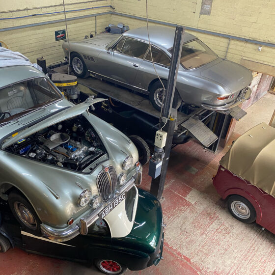 Classic car garage
